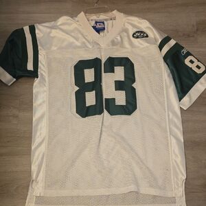 Reebok White and Green Sports Jersey